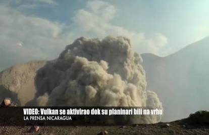 Dramatična snimka: Planinari bili na vulkanu koji se aktivirao