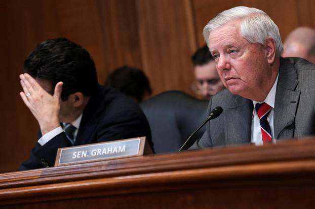 FILE PHOTO: A U.S. Senate Appropriations subcommittee holds a hearing on the abduction of Ukrainian children by Russia on Capitol Hill in Washington