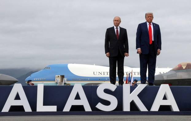U.S. President Trump meets with Russian President Putin in Alaska