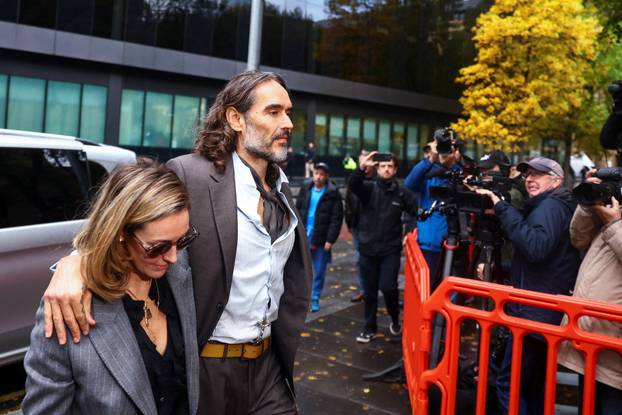 Comedian Russell Brand's trial on charges of rape and sexual assault at Southwark Crown Court, in London