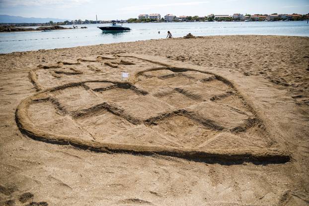 11. Festival pijeska na Kraljičinoj plaži u Ninu