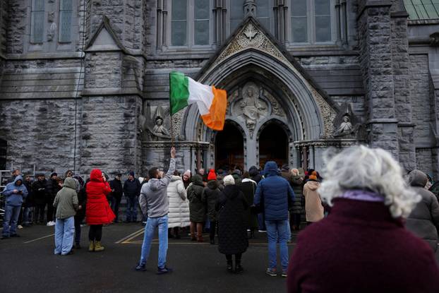 Funeral of Irish musician Shane MacGowan in Tipperary