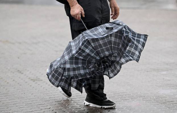 Ljetna kiša u Zagrebu