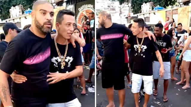 'Namazani' Adriano na ulicama Rija: Jedva je stajao na nogama