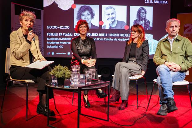 Zagreb Book Festival, panel diskusija: Podijeli pa vladaj: Kako nas politika dijeli i koristi podjele?