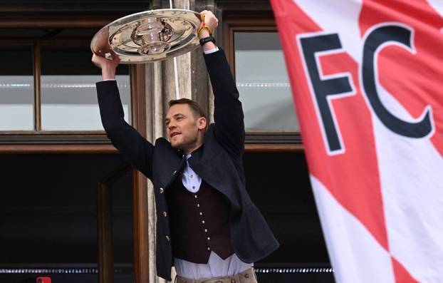 Bundesliga - Bayern Munich celebrates winning the 2026 Bundesliga title