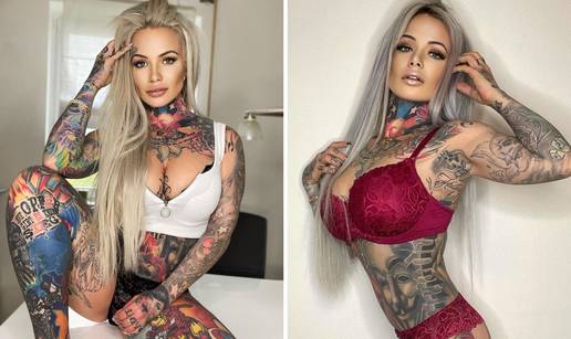 FOTO Lijepoj Njemici ponestaje mjesta za nove tetovaže: Na njih je potrošila 50.000 eura...