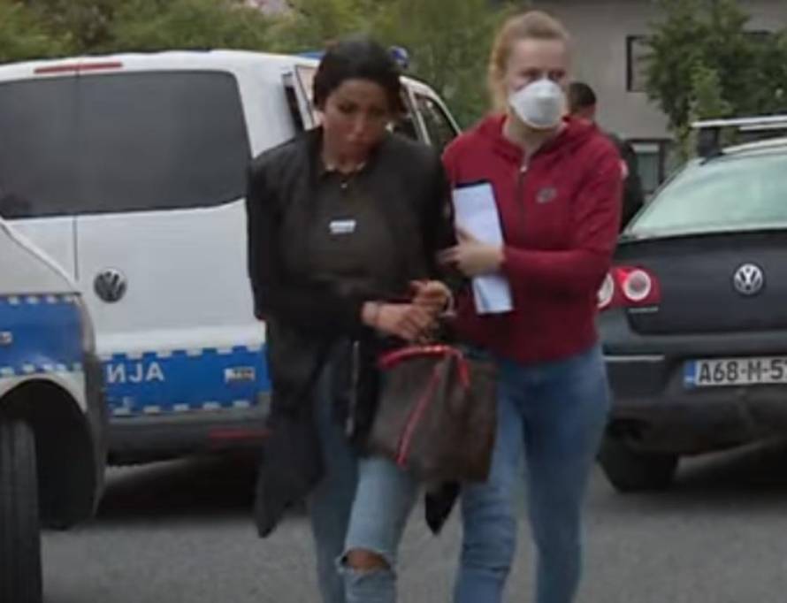 'Procurila' snimka uhićenja: U lisicama Tijana stigla u postaju