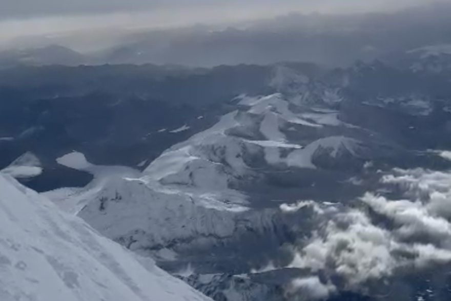 Pogled s vrha Mount Everesta