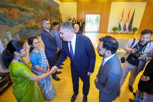 Zagreb: Zoran Milanović primio Narendru Modija