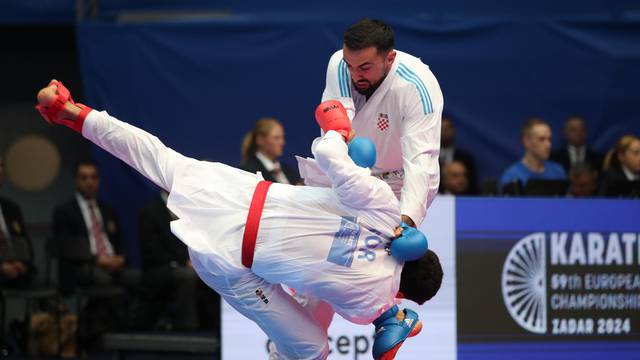 Zadar: Europsko prvenstvo u karateu, Anđelo Kvesić - Ismail Bellemkhannate