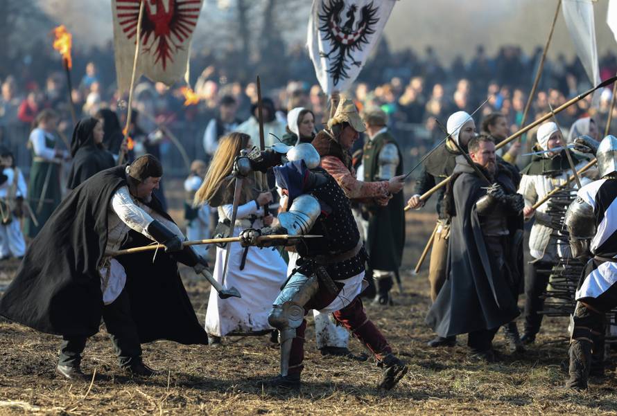 Donja Stubica: Uprizorenje zavrÅ¡ne bitke na stubiÄkom polju koja se odigrala 1573. godine