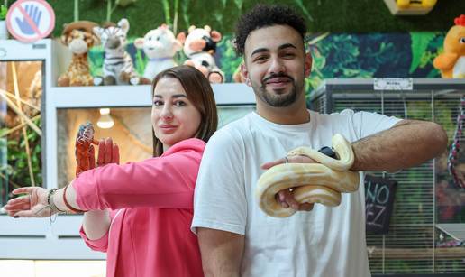 FOTO Novi hit u Zagrebu: U ovom kafi&cacute;u mo&zcaron;ete piti kavu i dru&zcaron;iti se s pitonom, kornja&ccaron;om