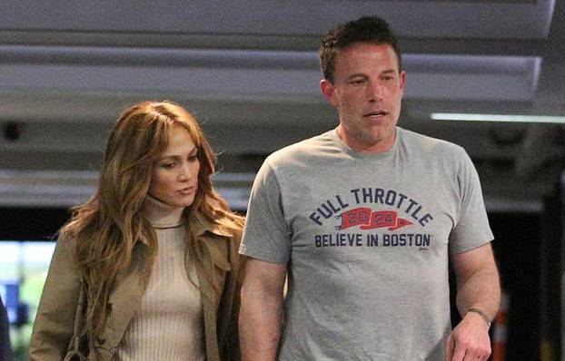 Ben Affleck and Jennifer Lopez stop by Soho house in Los Angeles