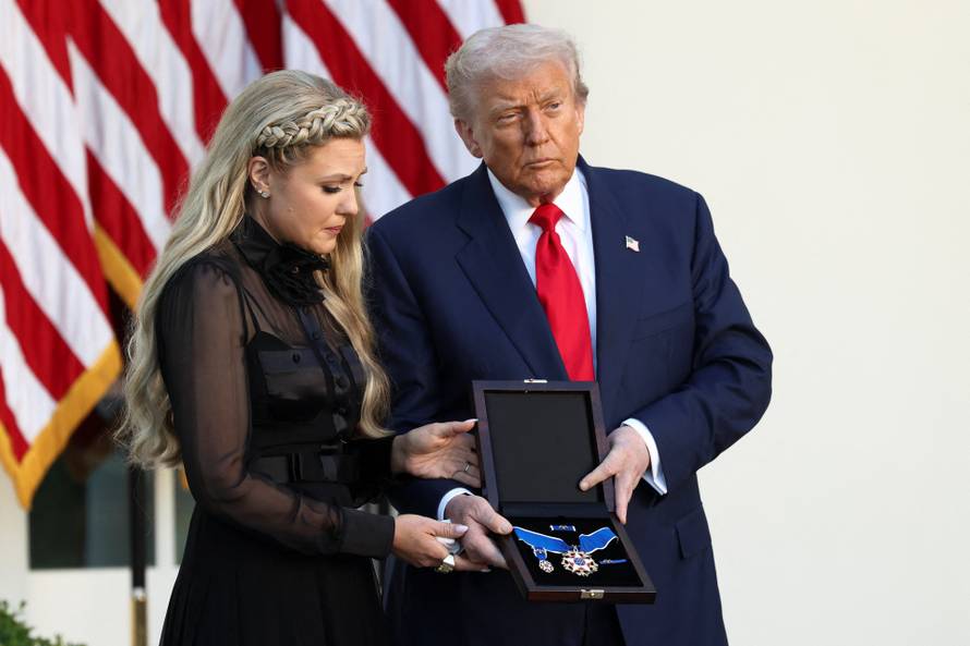 U.S. President Trump to honor Charlie Kirk with Medal of Freedom