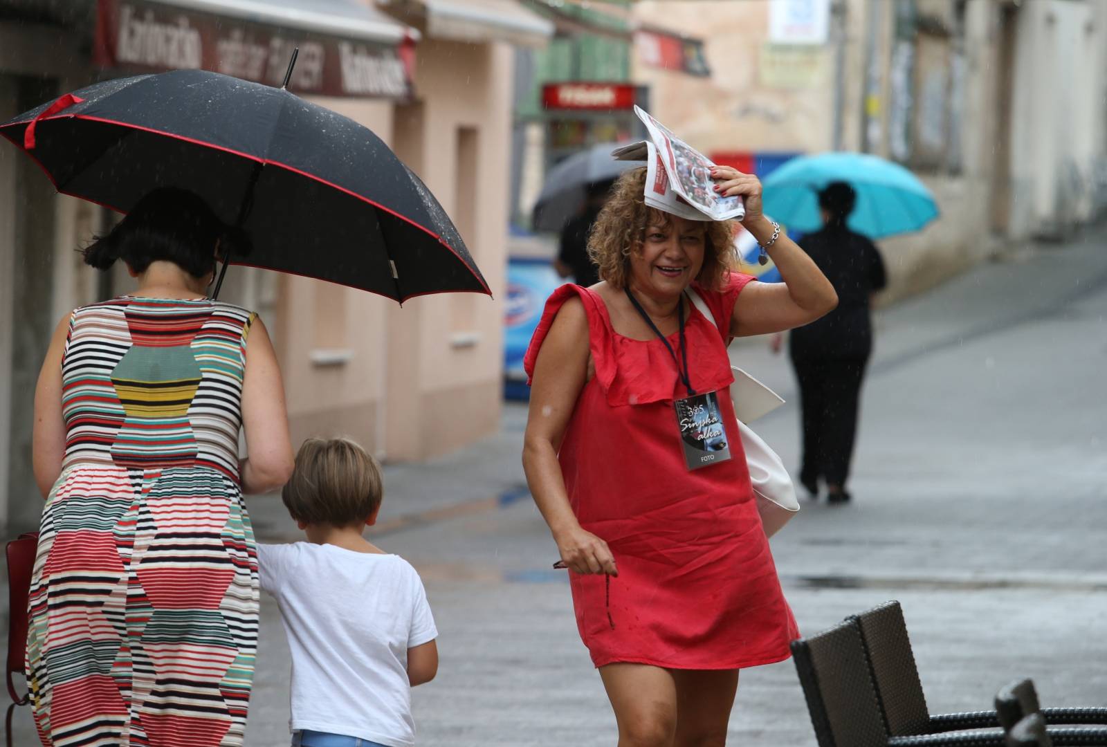 Uoči početka 305. Sinjske Alke kiša oprala ulice grada