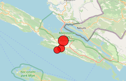Dva slabija pa jedan jači potres pogodili su jutros Pelješac