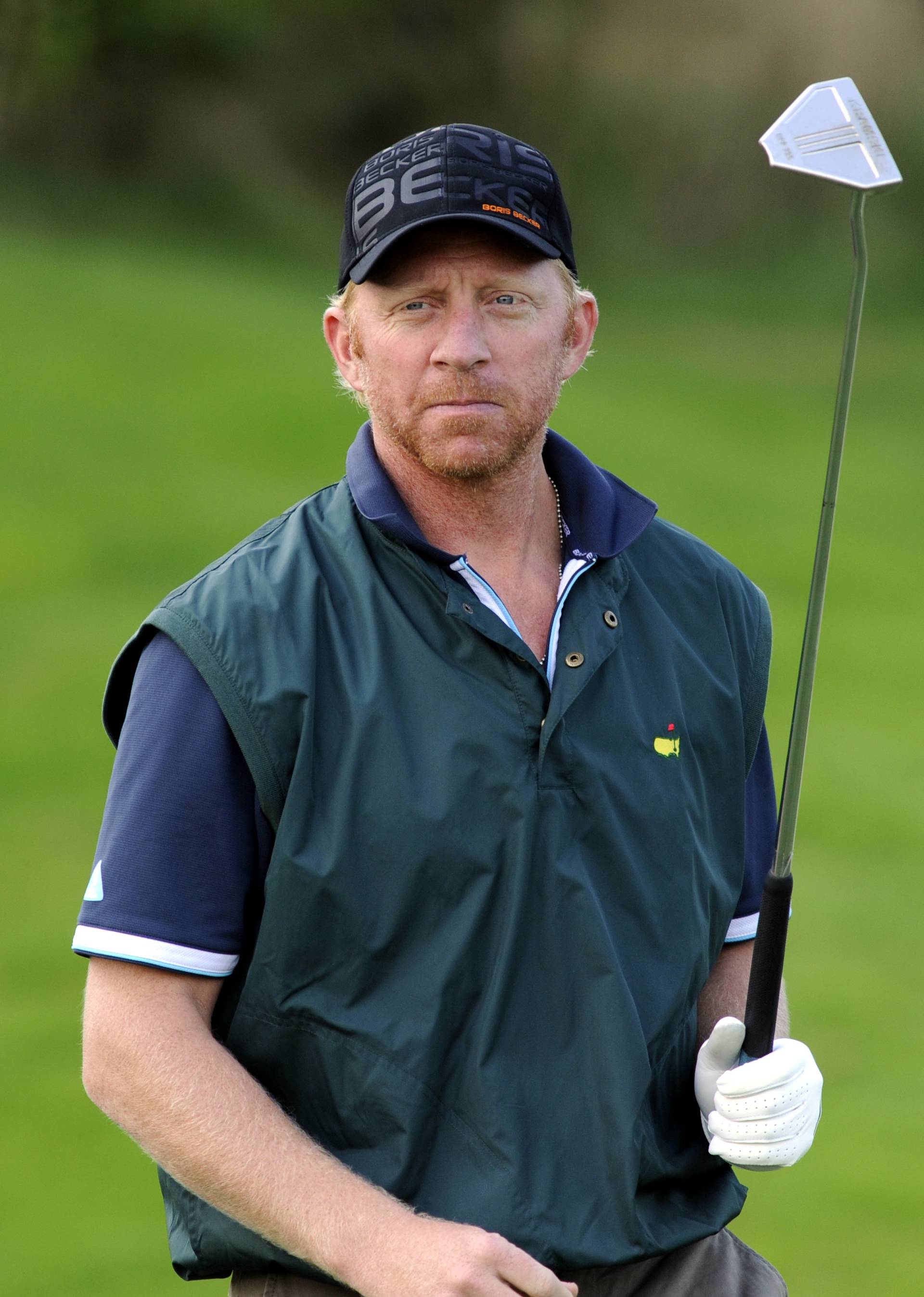 Der ehemalige Tennisprofi Boris Becker nimmt beim Mercedes-Benz Championship...