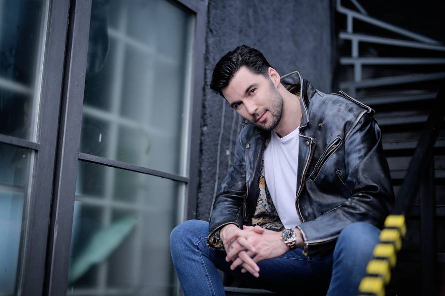 Zagreb: Maneken Dean Pelić