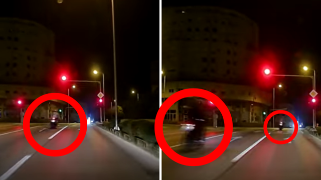 VIDEO Nevjerojatna snimka iz Splita, dva motora jure kroz crveno: 'Evo kako se ovdje vozi'
