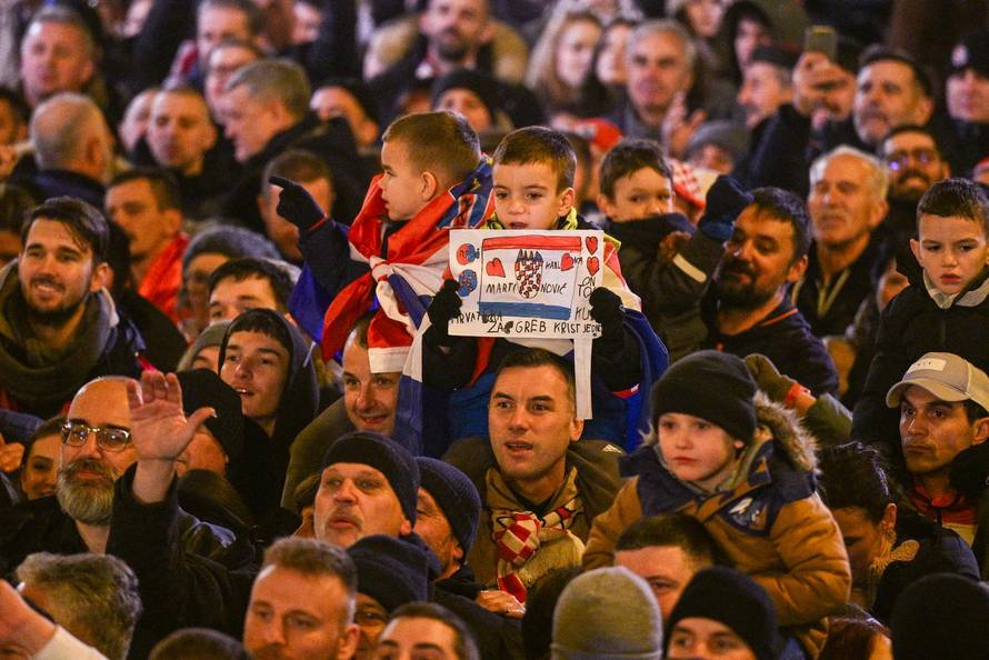 Zagreb: Svečani doček rukometnih reprezentativaca nakon osvojene bronce na Europskom prvenstvu