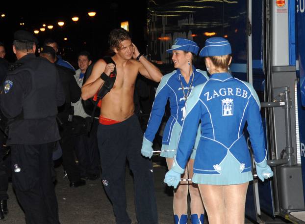 Zagreb: Povratak Dinama iz Praga nakon ulaska u kup Uefe