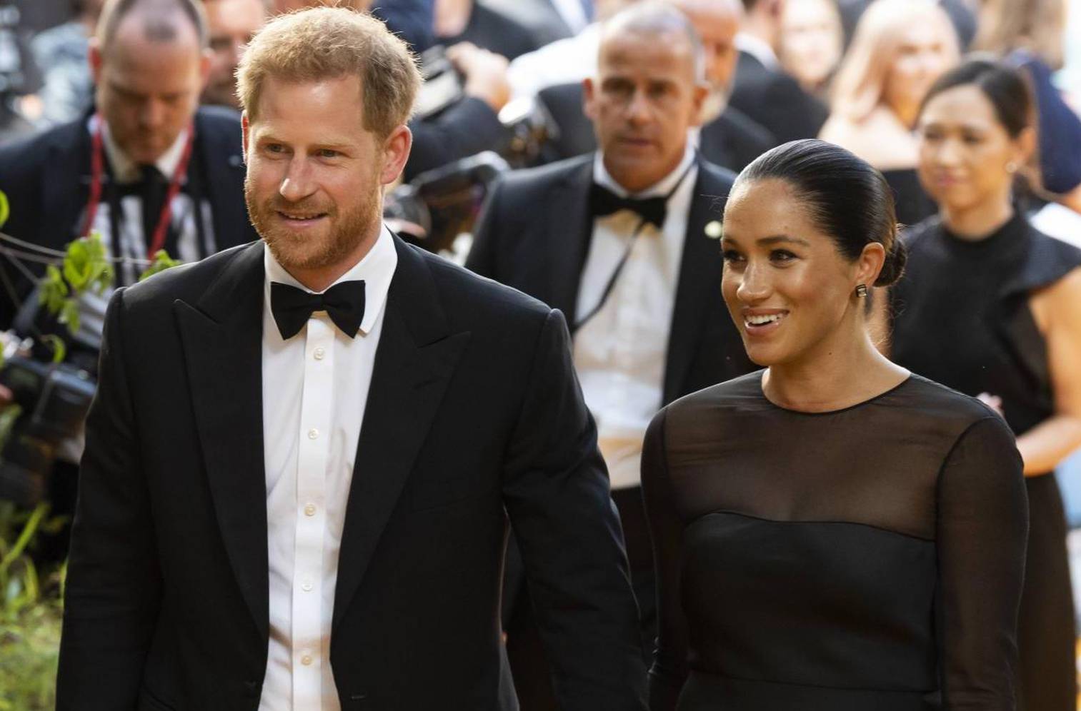 Prince Harry, Duke of Sussex and Meghan Markle, Duchess of Sussex attend THE KING LION European Premiere at Leicester Square. London, UK. 14/07/2019