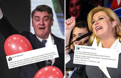 Milanović: Ja sam zreo za ovo; Kolinda: Pobjeđujemo bahatost