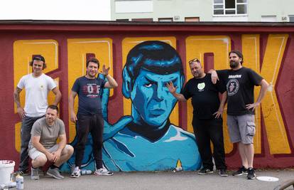 Spock se vratio! Omiljeni mural ponovno krasi zagrebačku Trešnjevku, građani oduševljeni