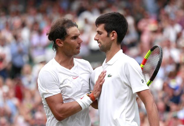 Novak Djokovic and Rafael Nadal file photo