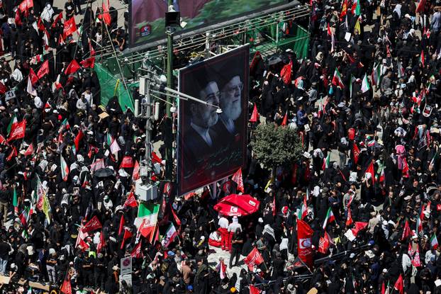 Burial of Iran's late Supreme Leader Ayatollah Ali Khamenei in Mashhad