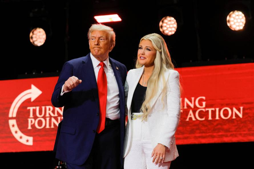 Memorial service for slain conservative commentator Charlie Kirk at State Farm Stadium in Glendale