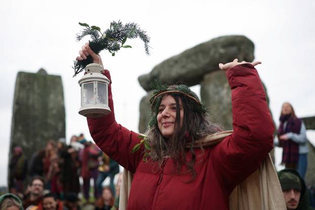Winter solstice celebrations at Stonehenge