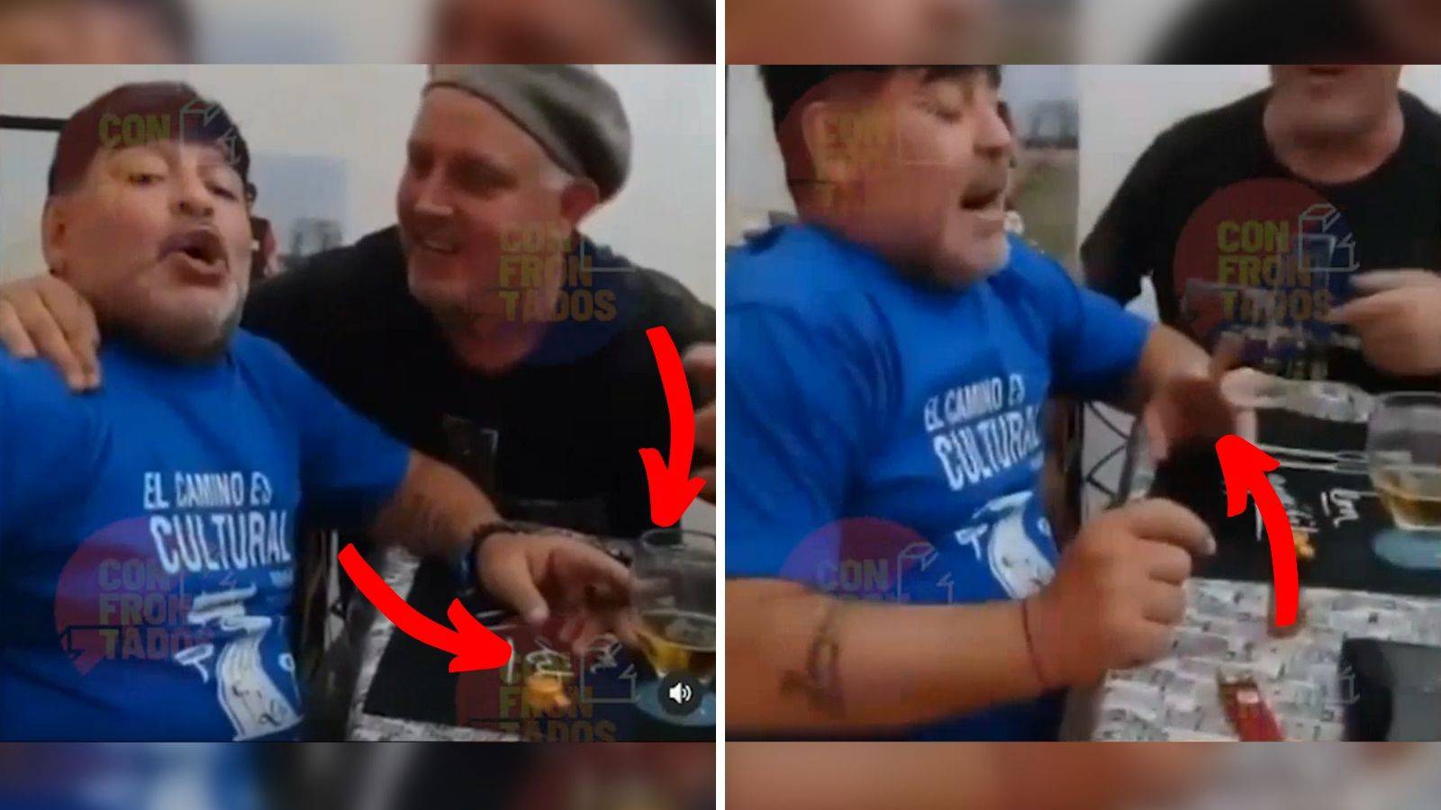 VIDEO: Diego Maradona prije operacije pio i pušio na zabavi?!