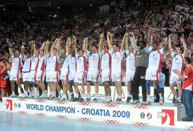 ARHIVA - Zagreb: SP 2009. Ceremonija dodjele medalja