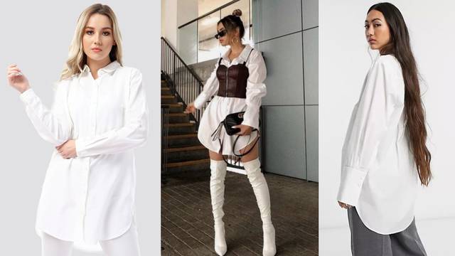 Komotna, a elegantna: Velika bijela košulja za sve stilske želje