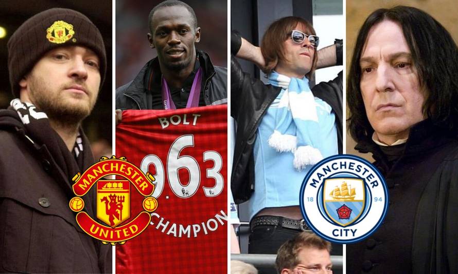 Za City navijao Alan Rickman, United bodre Timberlake i Bolt
