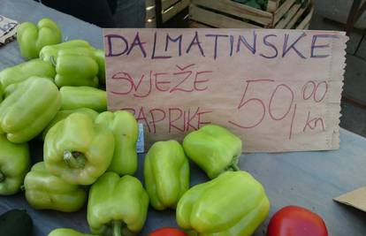 Domaća paprika 50 kuna, skuplja je i od janjetine...