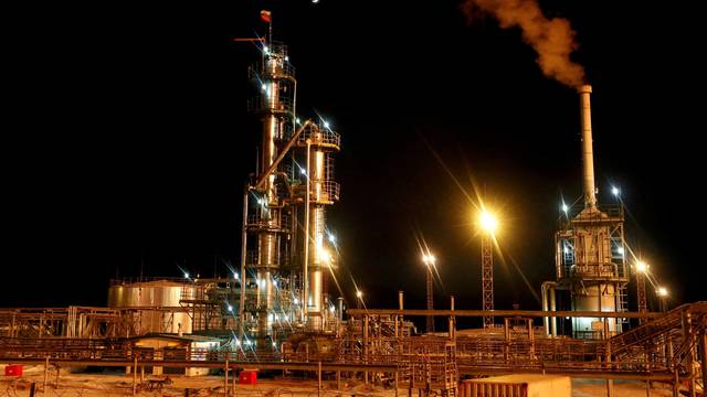 FILE PHOTO: A diesel plant in the Irkutsk Oil Company-owned Yarakta Oil Field in Irkutsk Region, Russia