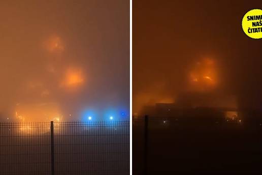 VIDEO Požar u pogonu Ciaka u Zaboku je lokaliziran: Usred noći stizali SMS-ovi upozorenja