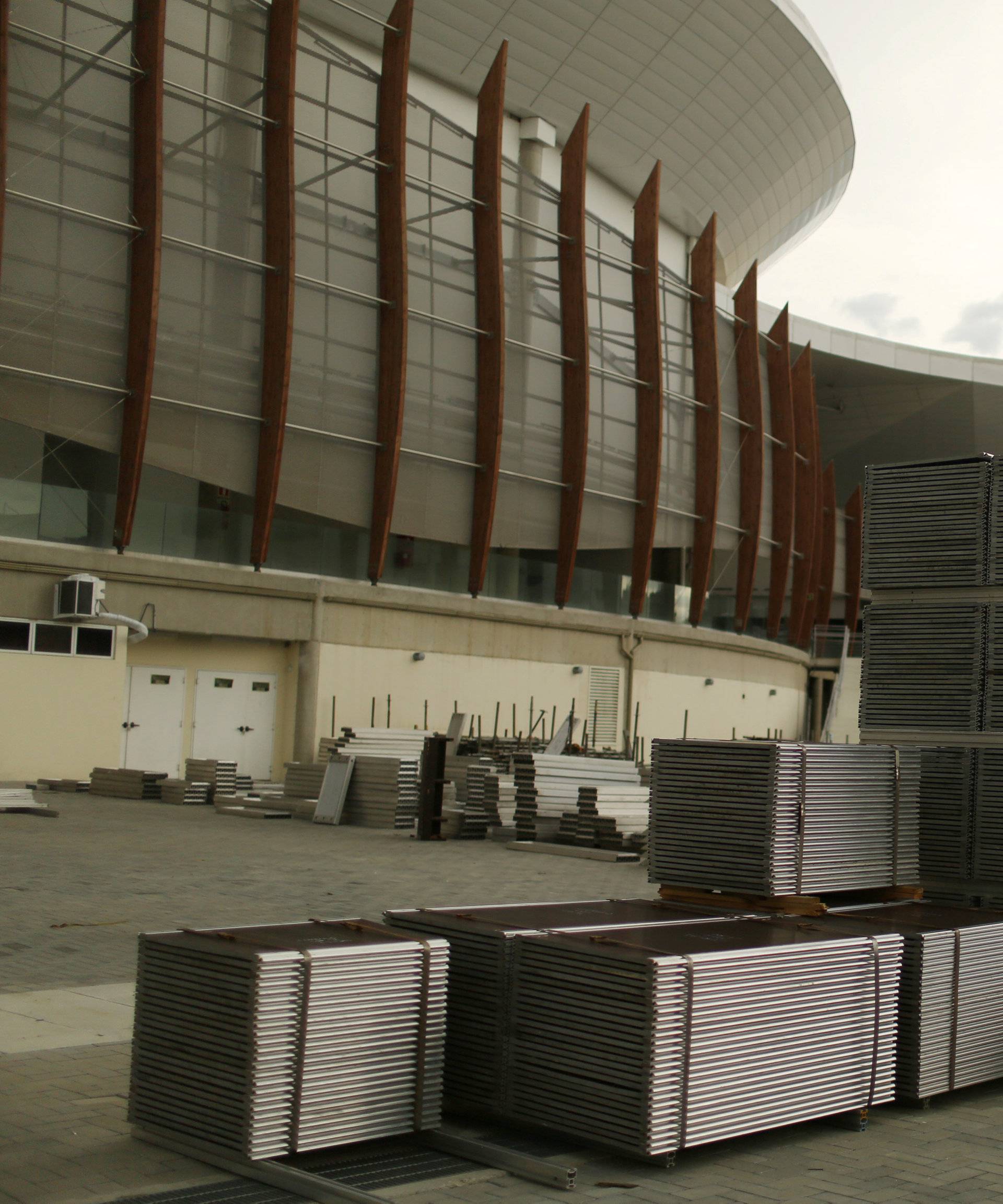 A view of the Arena Carioca, which was used for the Rio 2016 Olympic Games, is seen in Rio de Janeiro