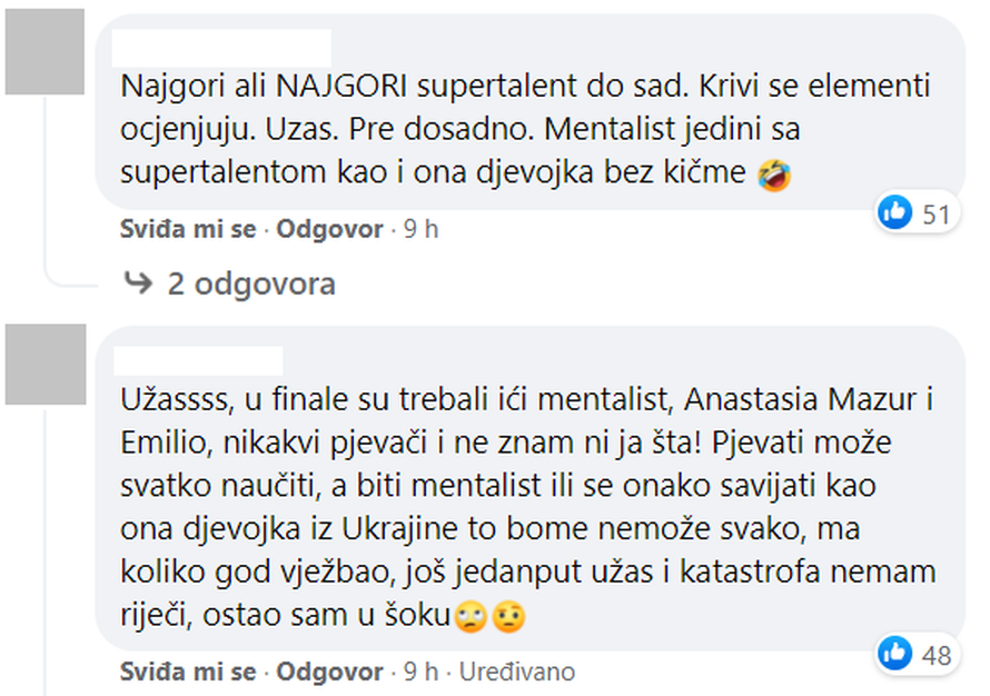 Gledatelji Supertalenta u šoku: 'Legendarni nastup nije prošao, čini mi se da je sve namješteno'