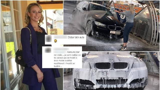 Nikolina prala BMW, gledatelji ju napali: Zaradi ga pa se hvali