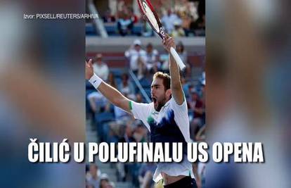 Čilića u polufinalu US Opena čeka Federer: Ne želim stati! 