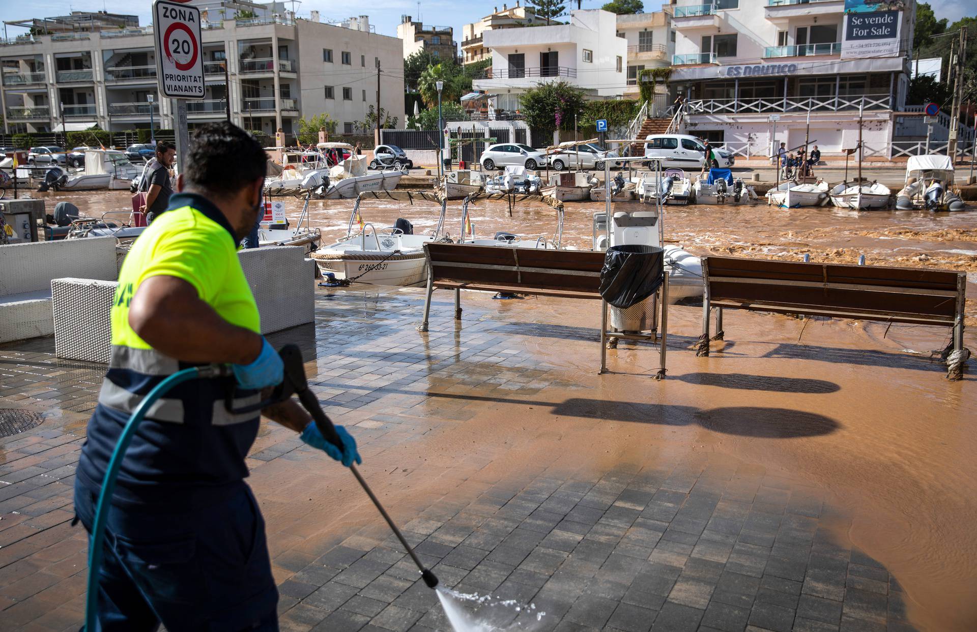 Flooding on Mallorca