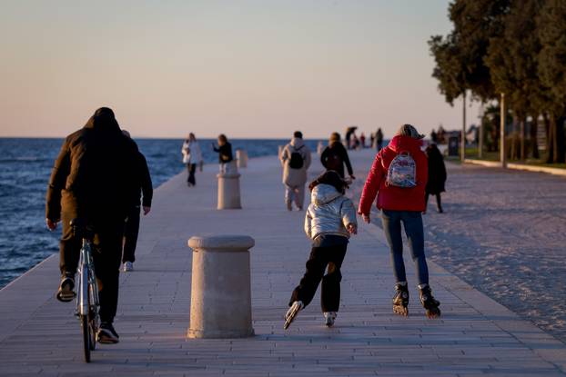 Zadar: Smiraj dana na zadarskoj rivi