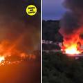 VIDEO Gori na deponiju u Puli, &ccaron;uju se eksplozije: 'Ostanite u ku&cacute;ama i zatvorite prozore...'