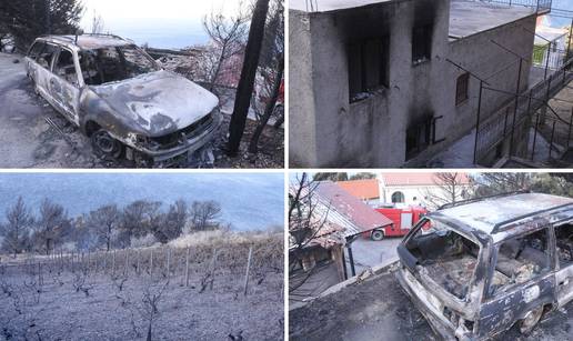 24sata na mjestu požara: U zraku se osjeti miris paljevine. Sve je spaljeno, crno, mrtvo...