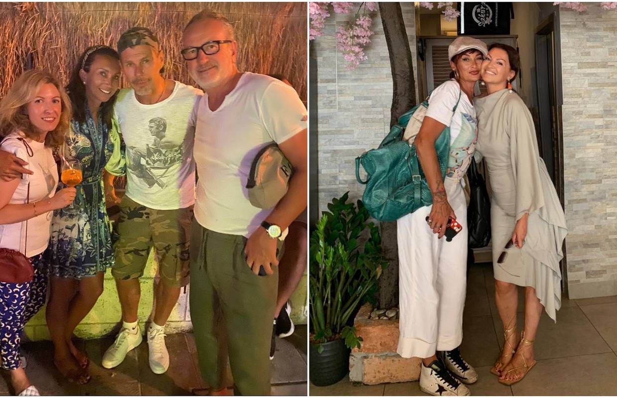 I dok Leonarda uživa u Zagrebu s Ninom Badrić, Boban se na Braču druži s tenisačicom Majoli