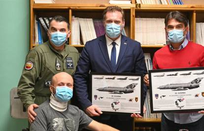 Banožić i Dalić posjetili pilota ozlijeđenog u padu aviona MiG-21 kod Voćina: Vi ste inspiracija!